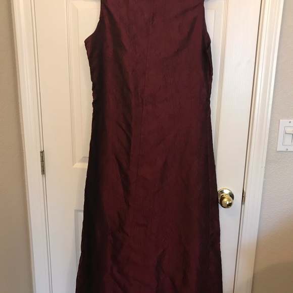Long Burgundy Dress SM - Picture 3 of 6